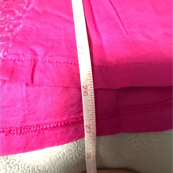 Lauren Ralph Lauren Womens Pink Linen Blend Top Size 2X Short Sleeve Scoop Neck - Picture 5 of 5